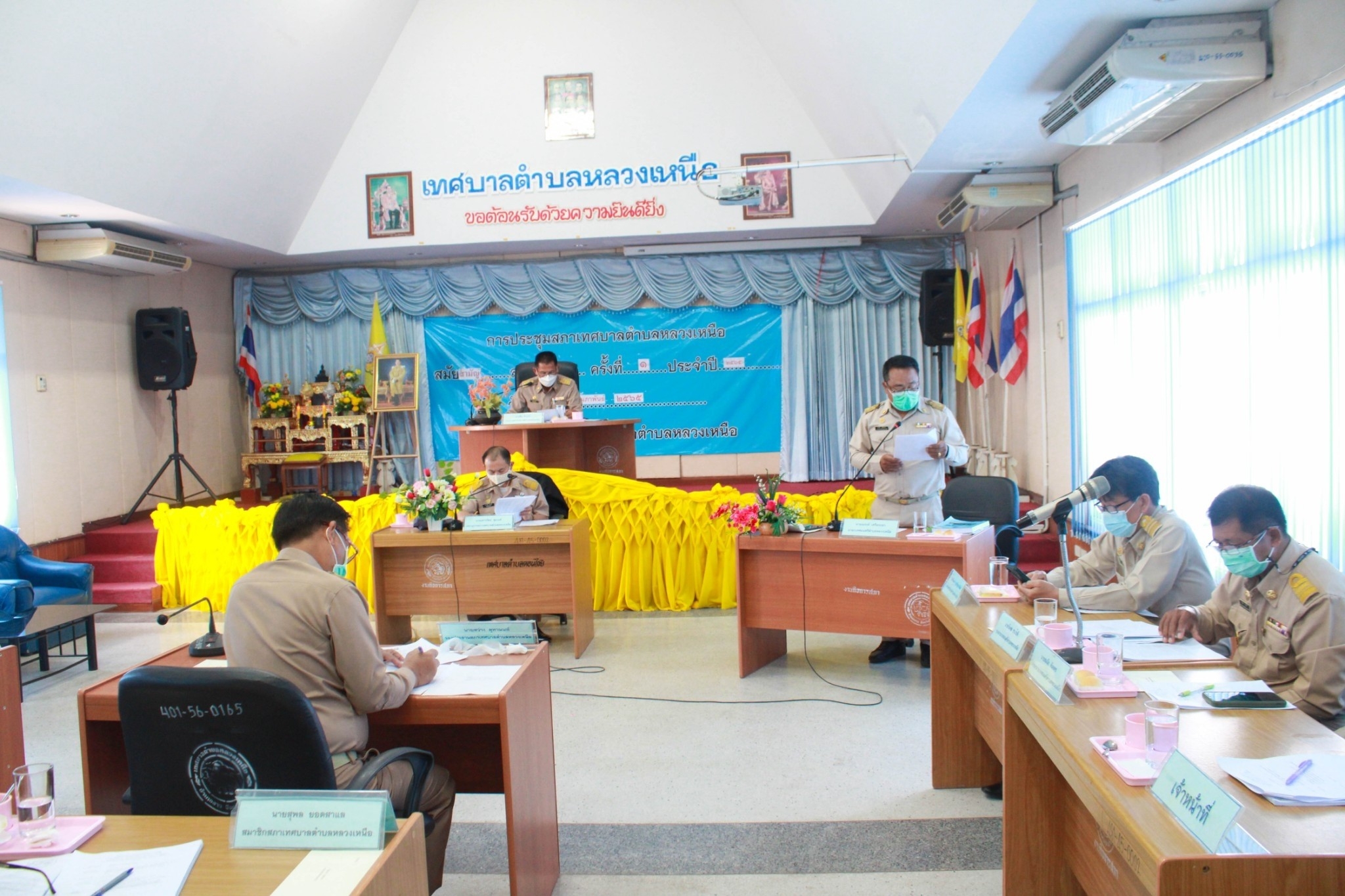 การประชุมสภาเทศบาลตำบลหลวงเหนือ สมัยสามัญ สมัยที่ ๑ ครั้งที่ ๑ ประจำปี พ.ศ. ๒๔๖๕ เมื่อวันที่ ๒๘ กุมภาพันธ์ ๒๔๖๕ เวลา ๑๐.๐๐ น…