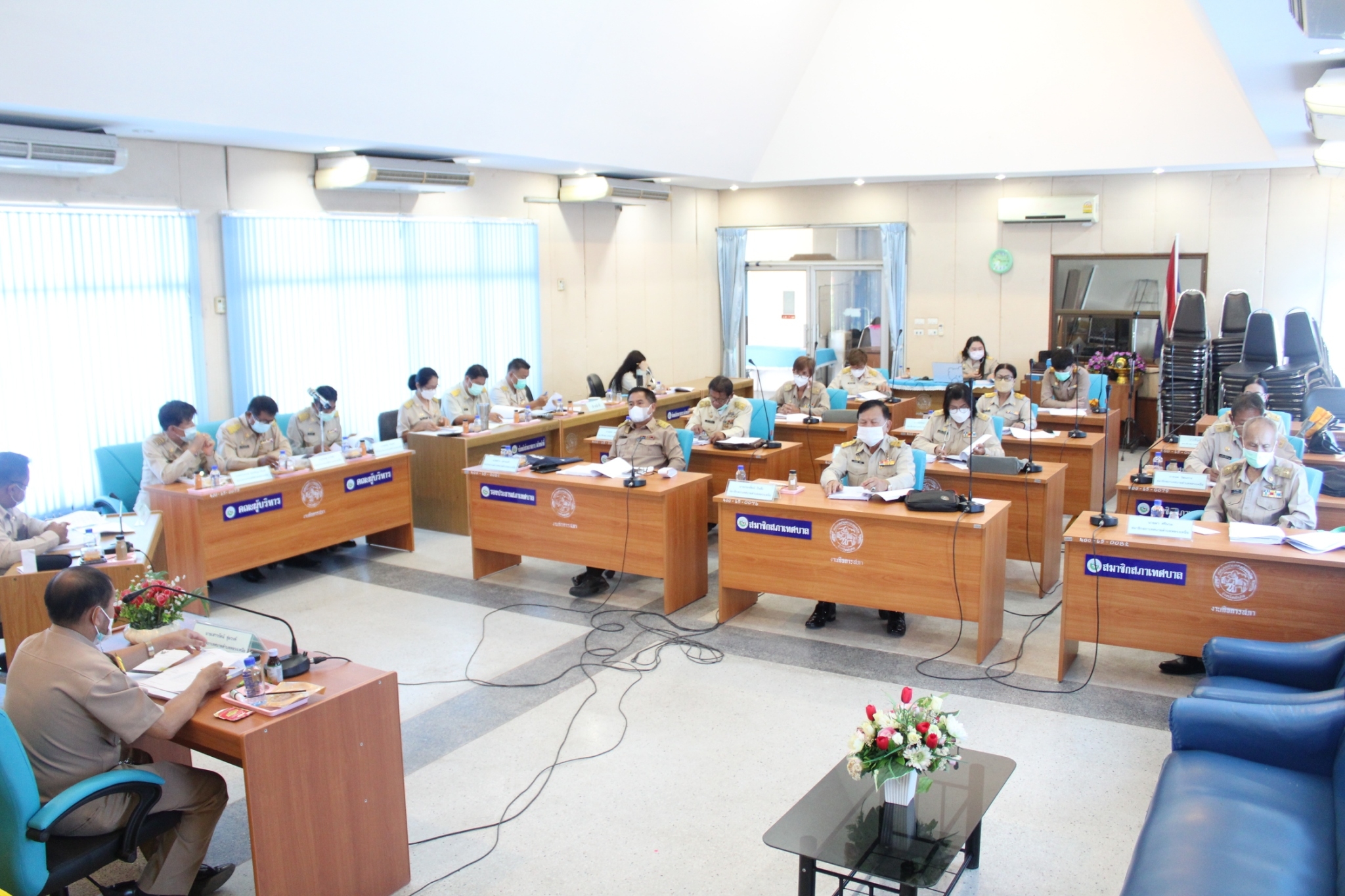 การประชุมสภาเทศบาลตำบลหลวงเหนือ สมัยสามัญ สมัยที่ 3 ครั้งที่ 1 ประจำปี พ.ศ. 2565
