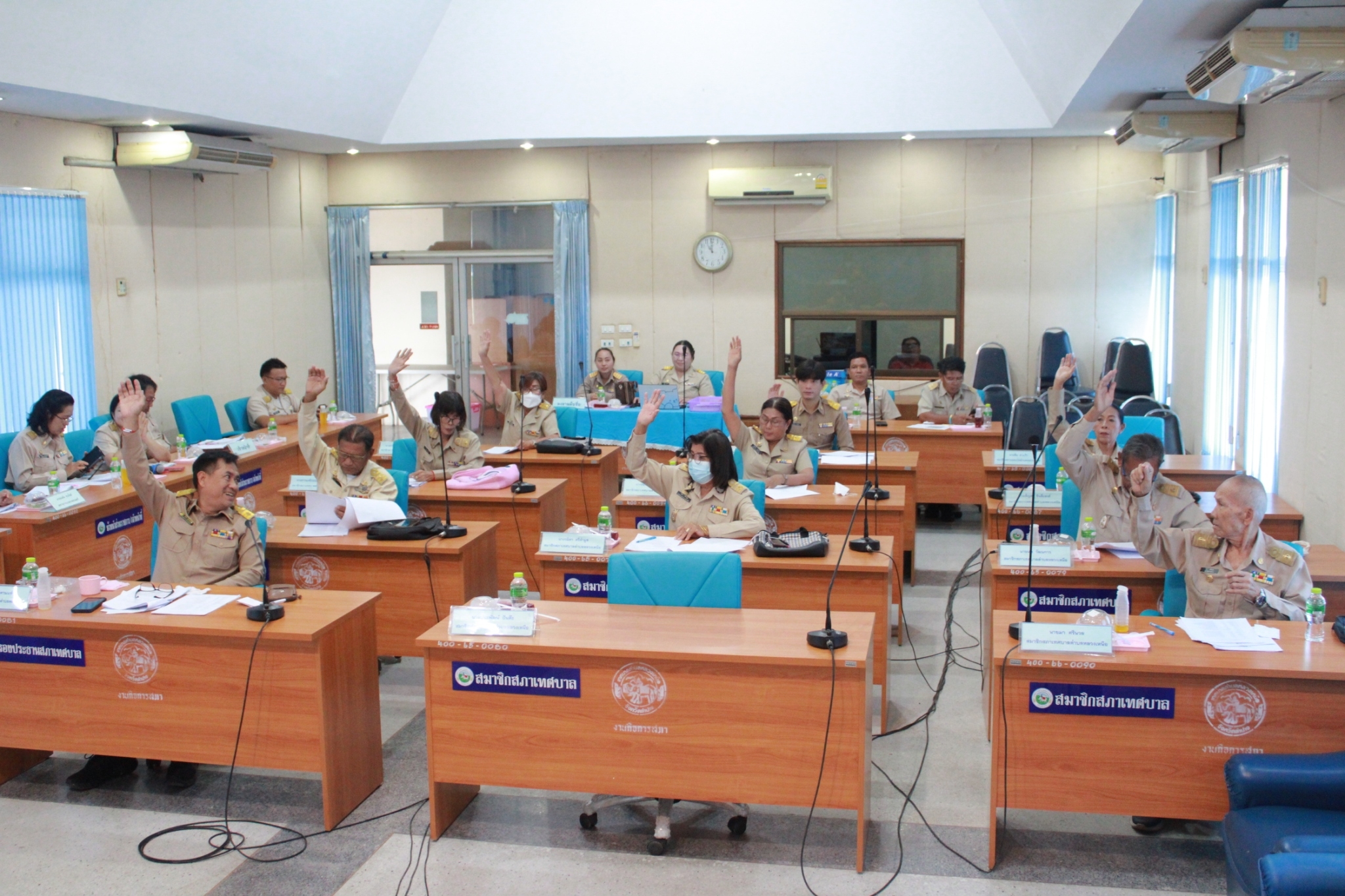 การประชุมสภาเทศบาลตำบลหลวงเหนือ สมัยสามัญ สมัยที่ 2 ครั้งที่ 1/2567 ประจำปี พ.ศ. 2567 เมื่อวันอังคารที่ 28 พฤษภาคม 2567